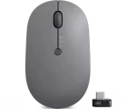 Lenovo Go Wireless Multi-Device šedá / Bezdrátová myš / 2400 DPI / 2.4GHz USB-C dongle / Bluetooth (GY51C21211)