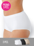 3PACK- Kalhotky s vyšším pasem bezešvé Culotte Intimidea Barva: Černá, Velikost XXL