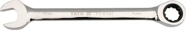 YATO Očkoplochý ráčnový klíč 10 mm / Délka 160 mm (YT-0191)