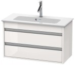DURAVIT - Ketho Umyvadlová skříňka 48x80x39 cm, 2 zásuvky, lesklá bílá KT645302222