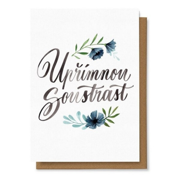 Přání Upřímnou soustrast