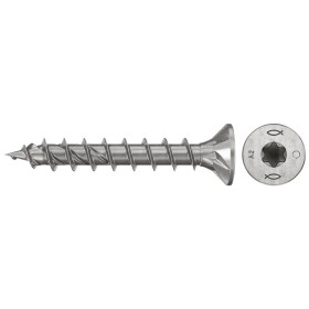 Fischer 574068 šrouby do dřevotřísky 5 mm 30 mm TX Nerezová ocel 200 ks