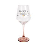 Sklenice na víno 330 ml - Babička nestárne - Albi