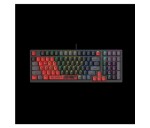 A4tech Bloody Klávesnice S98 Sports, herní klávesnice, mechanická, drátová, Red Switch, CZ/SK, Černá EDF_547020