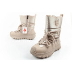 Lee Cooper dámská sportovní obuv zimní trekingová zateplená béžová přírodní kůže dámské 36