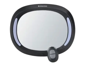 KikkaBoo Zpětné zrcátko do auta s LED světlem (31002180002KB)