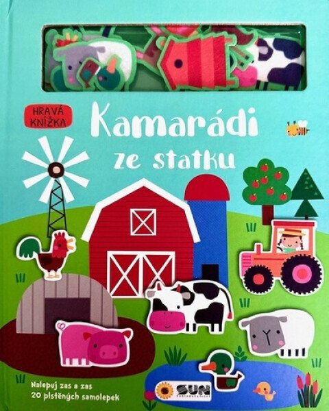 Hravá knížka Kamarádi ze statku - plstěné hrátky, čti a stav