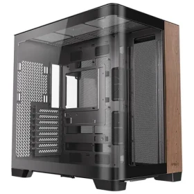 Antec C8 Curve Wood / E-ATX / 2x USB-A 3.0 / 1x USB-C 3.0 / bez zdroje / průhledná bočnice (0-761345-10158-5)