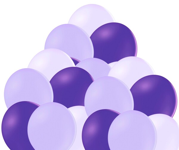 Mix lila, lavender a fialových balonků 50 kusů Balonkycz Mix lila, lavender a fialových balonků 50 kusů Balonkycz