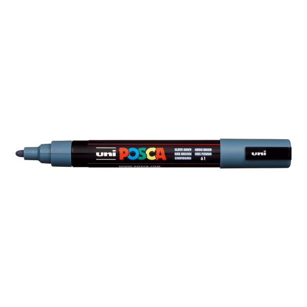Popisovač POSCA, mm, břidlicově