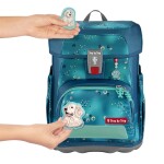 Školní aktovka CLOUD pro prvňáčky - 5dílný set, Step by Step DOG BASTY, certifikát