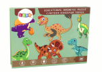 Mamido Vzdělávací sada magnetické puzzle s motivy dinosaurů