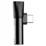 Rozbaleno - Baseus CATL41-01 redukce USB-C na Jack 3.5 mm černá / rozbaleno (CATL41-01.rozbaleno)