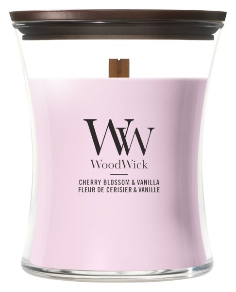 Vonná svíčka ve skle střední Cherry Blossom & Vanilla