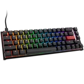 Ducky Mecha Pro Cherry MX-Red černá / herní klávesnice / podsvícená / mechanická / drátová USB-C / US (DKME2167ST-RUSPDAAT2)