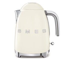 Smeg KLF03CREU rychlovarná konvice, 1,7 l, (7 šálků), 2400 W, styl 50. let, krémová
