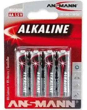 Ansmann Red / Alkalická baterie AA / 1,5 V / 4 ks (5015563)