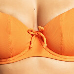 Dámský horní díl plavek Golden Hour Scoop Bikini SW1624 Oranžová Panache Oranžová