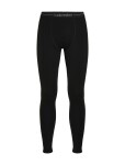 Pánské merino spodky ICEBREAKER Mens 300 MerinoFine Polar Leggings, Black velikost: XXL