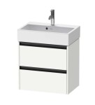 DURAVIT - Ketho.2 Umyvadlová skříňka 55x58x39 cm, 2 zásuvky, matná bílá K25273018180000