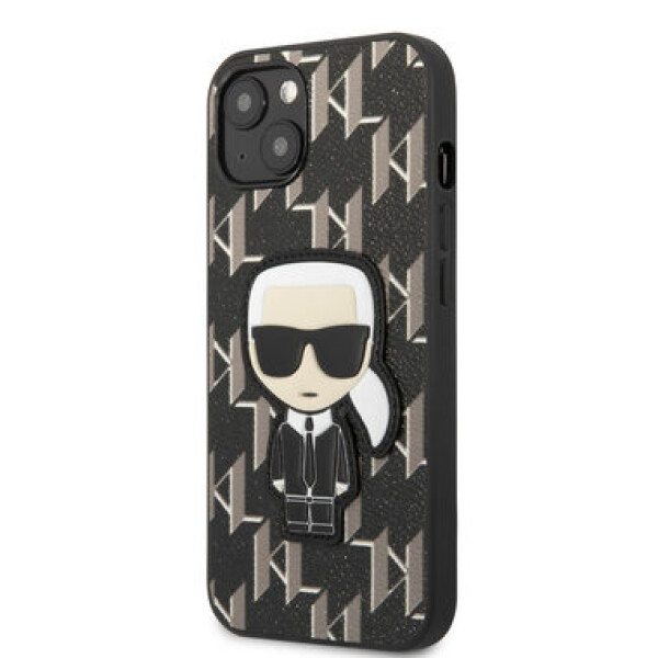 Pouzdro Karl Lagerfeld Monogram Ikonik iPhone 13 mini černé