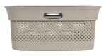 DEA HOME Koš na čisté prádlo WOOLLY 45 L - šedá / antracit