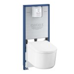 GROHE - Rapid SLX Set předstěnové instalace, elektronického bidetu a sedátka, alpská bílá 36509SH0