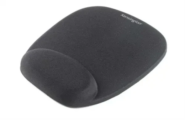 Kensington pěnová podložka pod myš s opěrkou zápěstí černá / Podložka pod myš / 210 × 250 mm (62384)