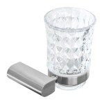 Tutumi - Sklenička kartáčovaný nikl 322224 REA-77036