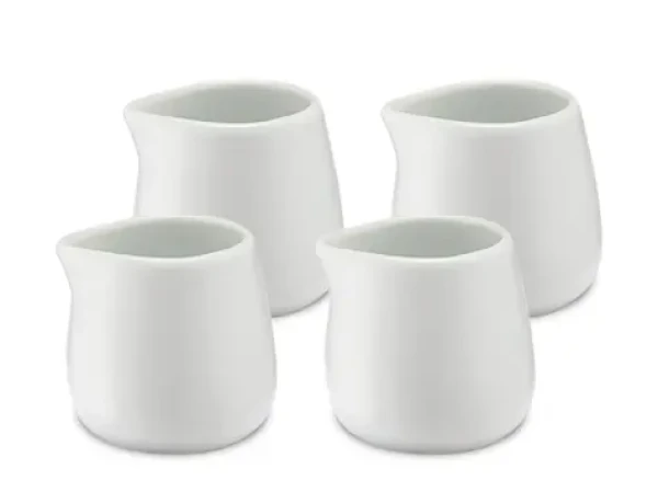 Weis Porcelánové konvičky na mléko / Konvička na mléko / 100 ml / sada 4 ks / porcelán (19064)