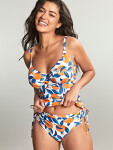 Tankini vrchní díl SW1841 modro-oranžové - Panache 38D