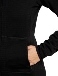 ICEBREAKER Wmns Merino 400 RealFleece Descender LS Zip, Black velikost: S