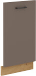 Dvířka na vestavnou myčku nádobí Bolonia ZM 713x446 Barva korpusu: Dub artisan, Barva dvířek: Truffle Grey