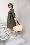 Nákupní taška přes rameno Reisenthel Shopper M Raffia black