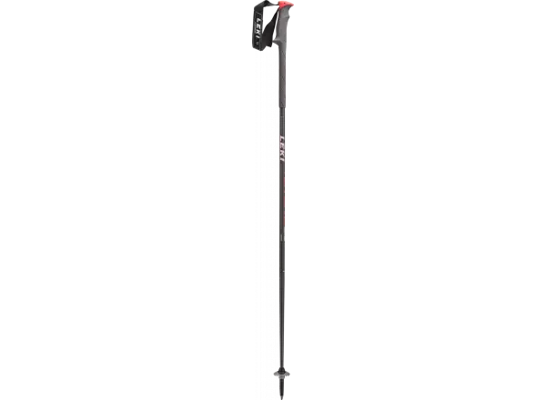 Leki Hurricane sjezdové hole Anthracite metalic/black/neon red 115 cm