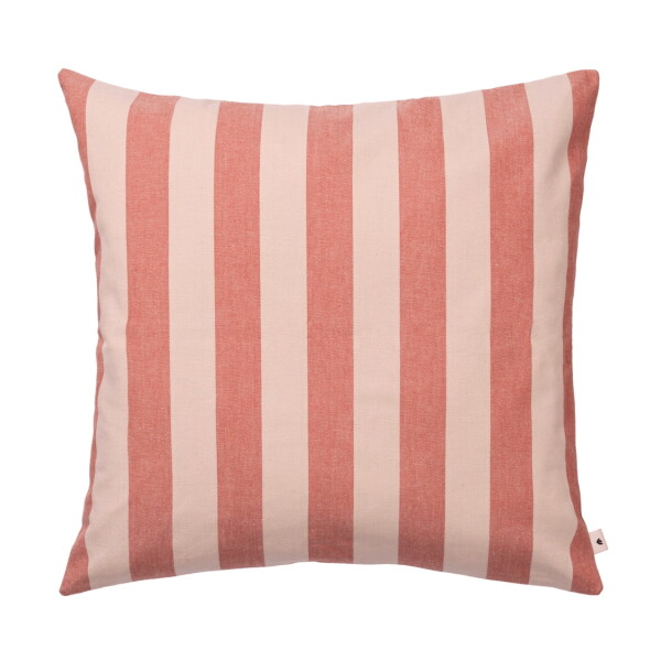 Ferm Living Povlak na polštář pro venkovní použití Strand Burnt Ochre 50 × 50 cm, růžová barva, oranžová barva, textil