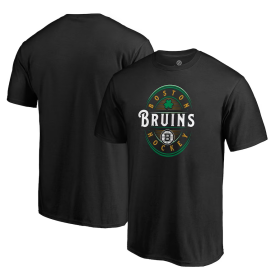 Fanatics Pánské Tričko Boston Bruins St. Patrick's Day Forever Lucky T-Shirt Black Velikost: