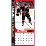 JF Turner Kalendář Ottawa Senators 2024 Wall Calendar