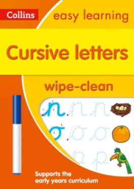 Wipe-clean Book - Cursive Letters Ages 3-5 - Collins Easy Learning