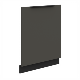 Dvířka na vestavnou myčku nádobí Aria ZM 713x596 Barva korpusu: Černá, Barva dvířek: GR - Graphite AFM