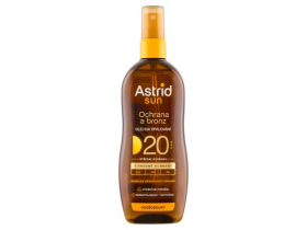 Astrid Sun Ochrana a bronz olej na opalování SPF 20 200ml