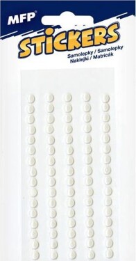 Samolepky perličky 5mm 1101PE