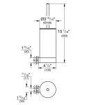 GROHE - Selection WC štětka nástěnná s držákem, sklo/kartáčovaný Cool Sunrise 41076GN0