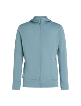 ICEBREAKER Mens Mer 260 Quantum IV LS Zip Hoodie, Flint Blue velikost: L