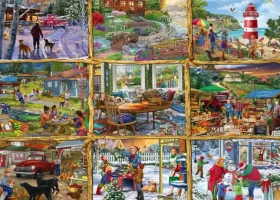ALIPSON Puzzle Všechna roční období