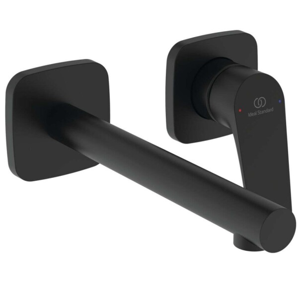 IDEAL STANDARD - Ceralife C Umyvadlová baterie pod omítku, 2-otvorová instalace, hedvábná černá BE057XG