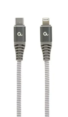 Gembird CC-USB2B-CM8PM-1.5M Lightning, 1,5m, šedý