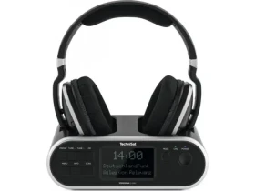 TechniSat STEREOMAN 2 DAB+ černá / bezdrátová sluchátka / 2.4GHz / dokovací stanice (V070I)