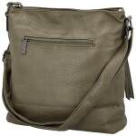 Trendy dámská koženková crossbody kabelka Westa, tmavě zelená new