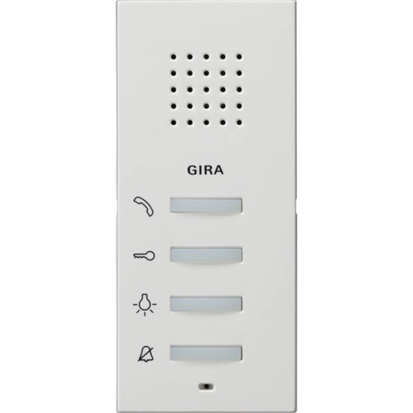 GIRA domovní telefon vnitřní jednotka, bílá, 125027
